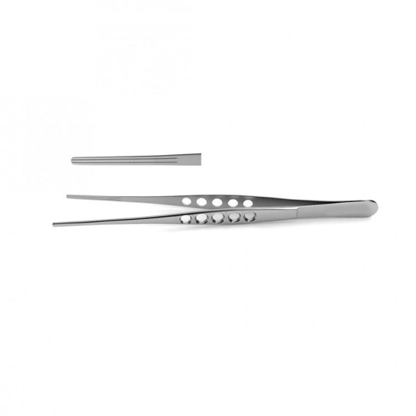 Debakey Vascular Tissue Forceps - Fenestrated Handles